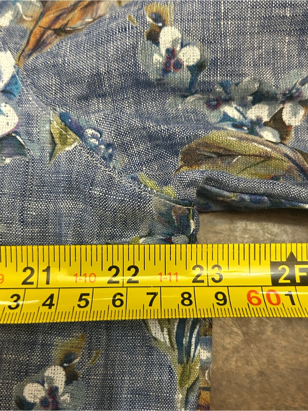 FRANK & EILEEN ‘Rosie’ 100% Linen Short Sleeve Shirt Floral & Bird Print - Picture 13 of 16